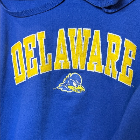 University of Delaware Blue Hens Hoodie Sweatshirt 2XL Unisex Collegiate - Picture 2 of 7